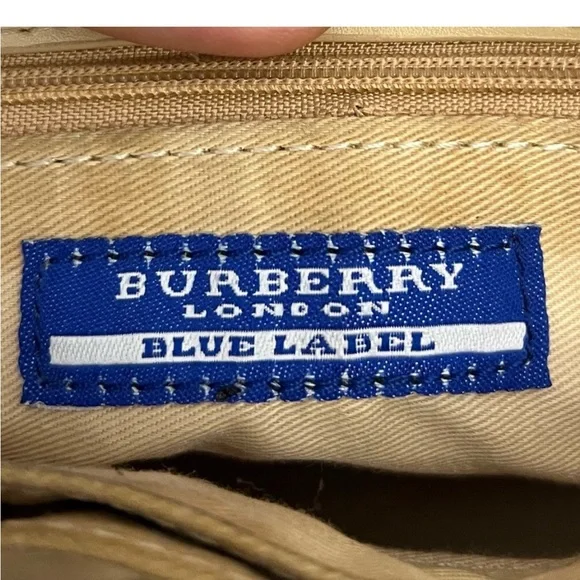 Burberry authentic Checkered Beige and Pink Shoulder Bag with FREE COA ‘!